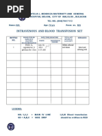 IV Fluid Administration Form | PDF | Health Care | Medicine