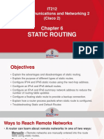 W7-Presentation-Chapter 6 Static Routing