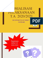 Sosialisasi Pelaksanaan Kbm 2021