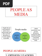 People As Media