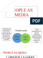 People As Media