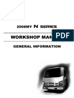 Isuzu Workshop Manual 2008my N Series General Information