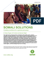 Somali Solutions: Creating Conditions For A Gender-Just Peace