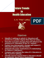Future Trends in Health Education 2