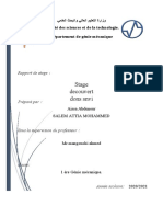 Rapport de Stage