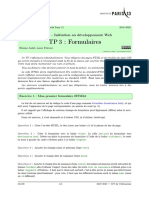 TP 3: Formulaires: M1106 - Initiation Au Développement Web