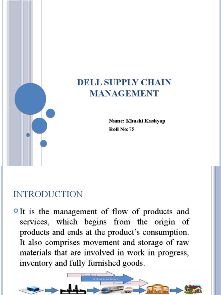 Dell Supply Chain Management PDF