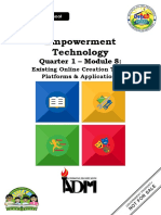 Empowerment Technology: Quarter 1 - Module 8