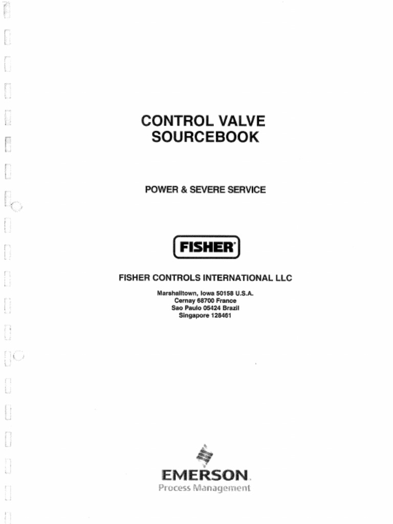 Control Valve Source Book FISHER | PDF