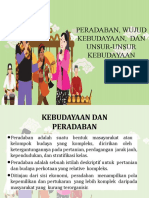 11. PERADABAN, WUJUD KEBUDAYAAN, DAN UNSUR KEBUDAYAAN