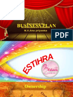 Business Plan: Presented by M.Makashree Shakthi N.V.Anu Priyanka