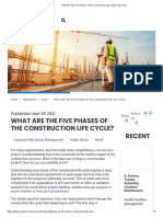 What Are The Five Phases of The Construction Life Cycle - Accruent