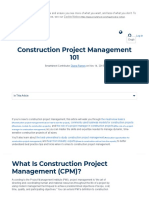 Beginner's Guide To Construction Project Management