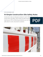 10 Simple Construction Site Safety Rules - HASpod