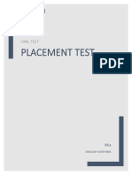 Placement Test - MR Hiếu