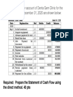 q1 Cash Flow Act. - Supplementary