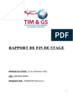 Rapport Tim & Gs