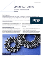 Additive Manufacturing: Certification Services For Maritime and Offshore Classification