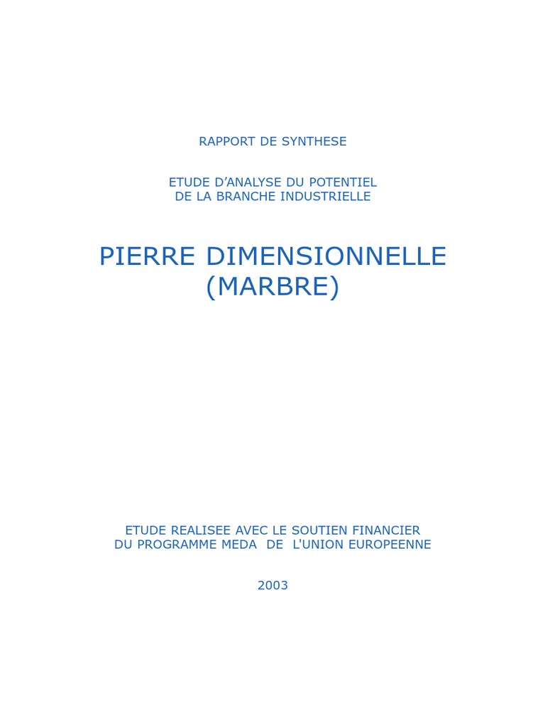 Plan Ou Schema D Une Analyse Dimensionnelle Et Qualitative Evenementielle Pierre Dimensionnelle (Marbre) | PDF | Maroc | Carrière (géologie)