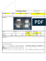 Bush Packing Data of Bin