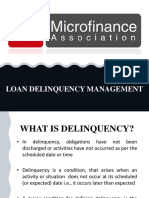 LOAN DELINQUENCY MANAGEMENT