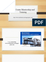 Real Estate Mentorship and Training