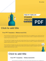 Bouquet of Daisie PowerPoint Templates Widescreen