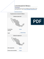 Organización Territorial de México