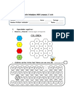 Evaluación Pedagógica Lenguaje NEEP