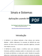 Aplicações MATLAB