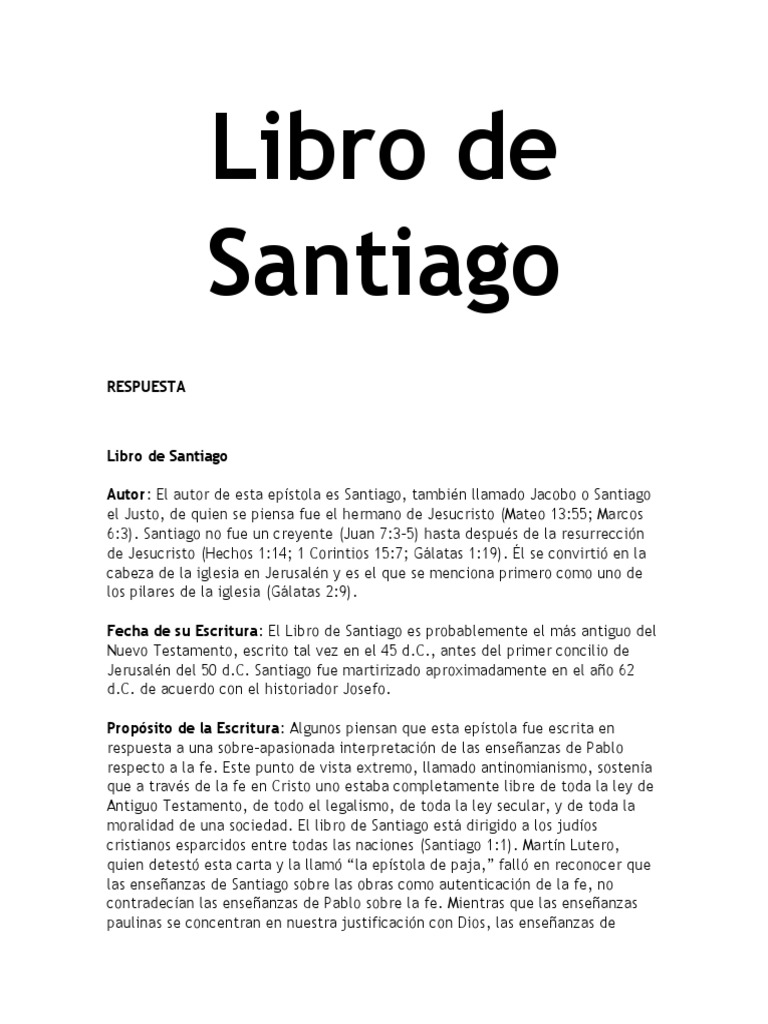 Libro De Santiago Pdf Pablo El Apóstol Jesús