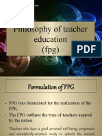 Philosophy of Teacher Education (FPG)
