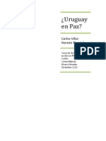 Uruguay en Paz - Trabajo de Prospectiva - Carlos Villar