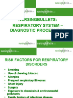 Nursingbullets: Respiratory System - Diagnostic Procedures