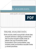 Teknik Analisis Data