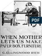 When Mother Lets Us Make Paper Box Furniture 1914