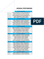 Jadwal Pertandingan TGB New Normal 2021