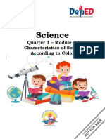 Q1 Module 2 Characteristics of Solids According To Color