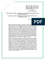 Sobre Emoções e Lugares - Contribuições Da Geografia Das Emoções Para Um Debate Interdisciplinar