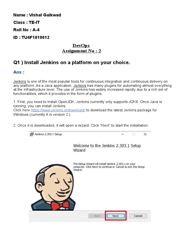 Jenkins Installation and Dockerization Guide | PDF | Information ...