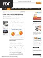 Power Electronics Market To Be Worth $26bn in 2026