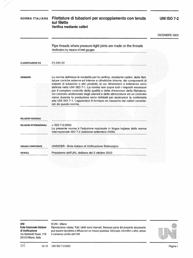 Uni Iso 7 - 2 | PDF