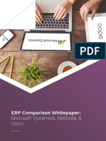 Erp Comparison Whitepaper:: Microsoft Dynamics, Netsuite, & Odoo