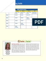 Planning Guide: Unit Pacing Chart