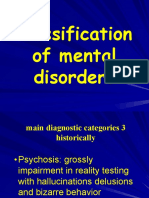 Classification of Mental Disorders