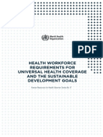 Health Workforce Requirements For Universal Health Coverage and The Sustainable Development Goals