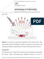 Reflectance Spectroscopy &#038 Colorimetry - Physics Open Lab Home Page