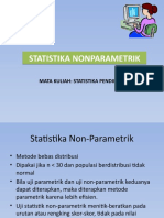STATISTIKA Nonparametrik