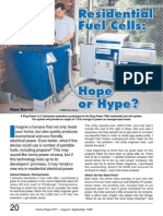 Home Power Magazine - Issue 072 Extract - p20 Residential Fuel Cells