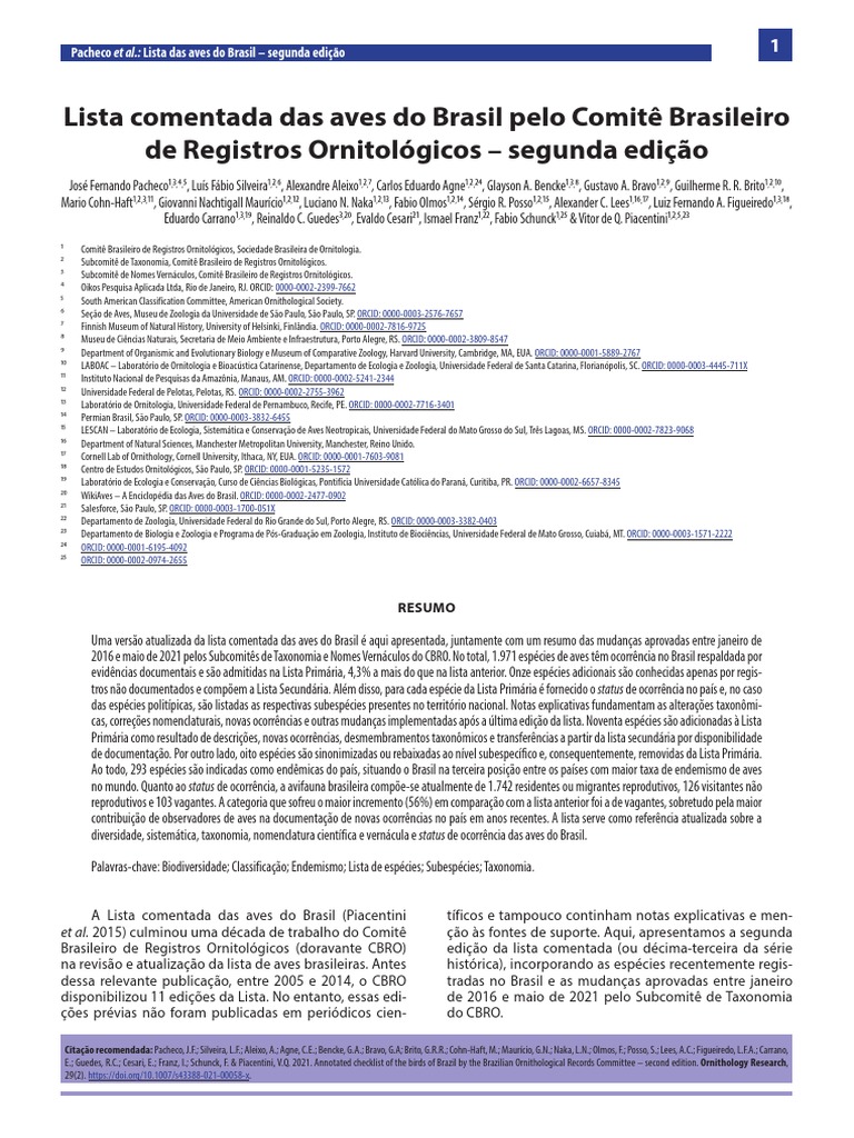 Livro Inventário Da Fauna de Curitiba 2023 | PDF | Biodiversidade | Museu, image size:768x1024